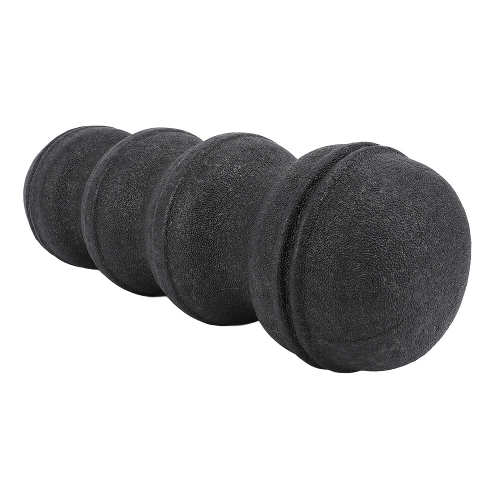 Foam Roller Black High Hardness EPP Yoga Exercise Foam Roller for Back Waist Hip Men Women 75 Hardness