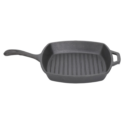 Garden Sanctuary 25x24CM Rectangular Cast Iron Grill Pan 1