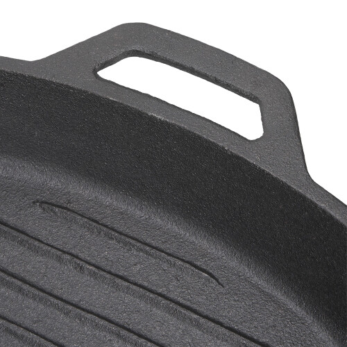 Garden Sanctuary 25x24CM Rectangular Cast Iron Grill Pan 2
