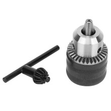 (As show, One size) 1.5-13MM B16 Drill Chuck Adapter Milling Tool Kit Key Type Drill Chuck