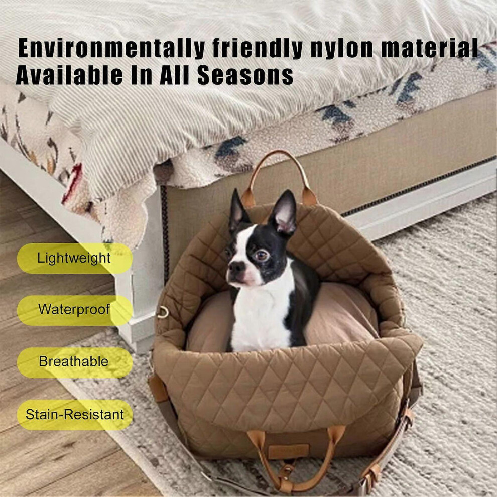 (As show, One size) Pet Carrier Bag for Small Dogs Cat Portable Washable Puppy Carrier Car Seat Bag-image-OPC-PHB2577-NEW