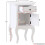 Vida Designs (Single) Nishano White 1-Drawer 1-Door Bedside Table 7