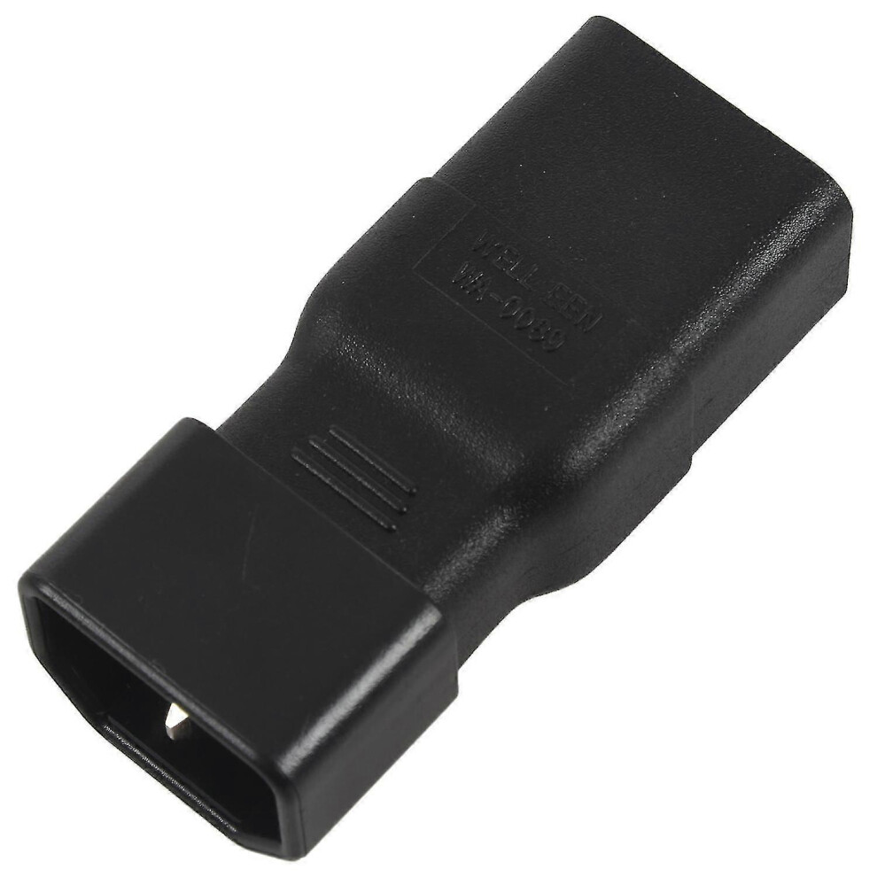 (As Show, One Size) Pdu Ups Iec Male C14 To Female C19 Adapter Iec C19 To C14 Connector-Dwdz 6909775953372