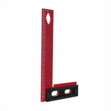 (As show, One size) Woodworking Scriber L-Type Ruler Hole Positioning Scribing Gauge Aluminum Alloy Imperial Measuring Tool for Carpenter