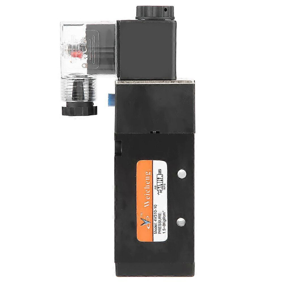 (As Show, One Size) G3/8" Solenoid 4V310-10 2 Position 5 Port Pilot Operated Electromagnetic Valve (Ac220v) 6909775964774