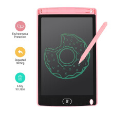 (As show, One size) Portable 8 Inch LCD Writing Tablet Ultra-thin Electronic Drawing Board Reusable Handwriting Pad with