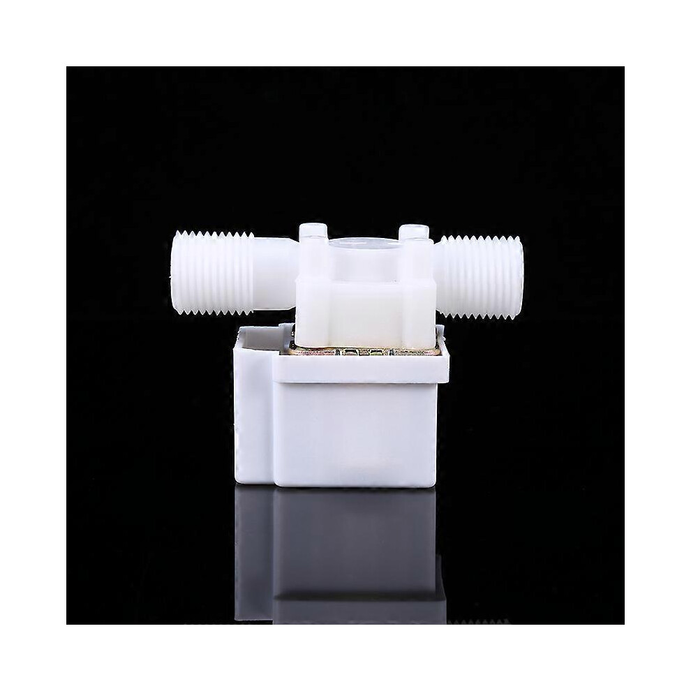 (As Show, One Size) Hot Electric Solenoid Valve Magnetic Dc 12V N/C Water Air Inlet Flow Switch 1/2" 6909775986370