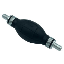 (As show, One size) Manual Water/Fuel Transfer Siphon Pump Kit Rubber Oil Extractor + PVC Hose + Hose Retainer Clip + Shut-Off Clip + Brass Weight/Extender