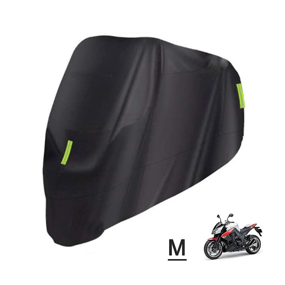 (As Show, One Size) Universal Motorcycle Cover Â All Season Waterproof Outdoor Protection Against Dust, Debris, Rain And 6909775532393