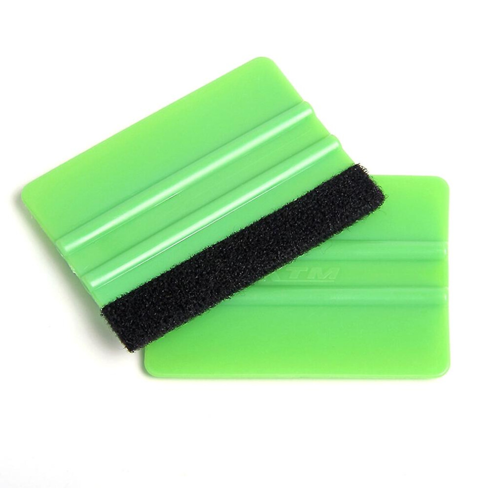 (As Show, One Size) 1Pc Wrap Scraper Squeegee Tool With Soft Felt For Car Vehicles Window Vinyl Film Sticker 6909775548288