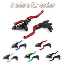 (As show, One size) Universal Motorcycle Brake Clutch Pump Lever Hydraulic Master Cylinder Accessories 7/8" 12.7mm for Honda Yamaha