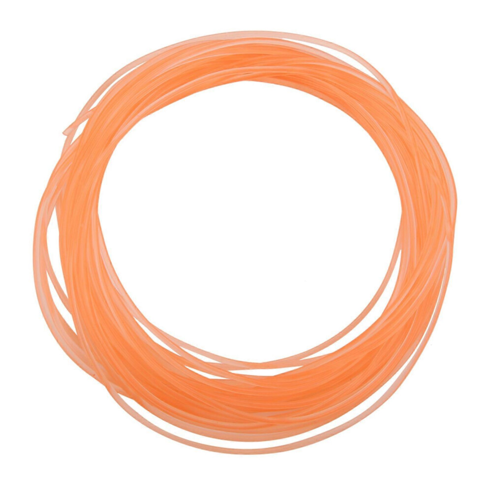 (As Show, One Size) Smooth Pu Polyurethane Round Belt For Drive Transmission(4Mm*10M) Orange 6909775964781