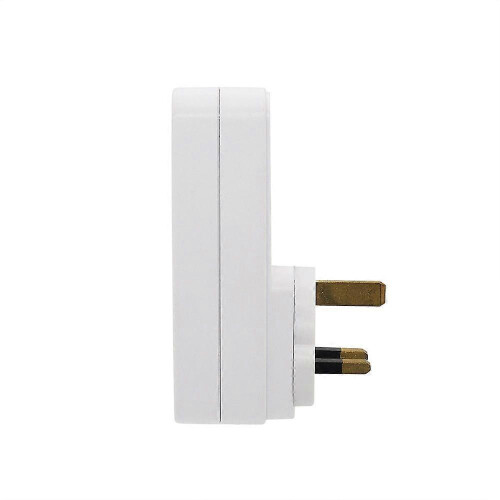 (As show, One size) Multifunctional Voltage Protector Intelligent Countdown Timer Socket with 2 USB Ports Time Controller Switch for Home Electrical Appliances 2