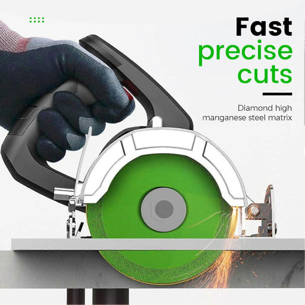 (As Show, One Size) 2 Pcs Glass Cutting Disc 22Mm Id 100Mm Od 15Mm Sand Width 1Mm Thick Diamond Saw Blade For Tile Crystal Wine Bottle Green 6909775985908