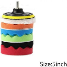 (As show, One size) Polishing Disc Buffing Da Polisher Machine Car Polishers And Pads Machines Car Polishing Machine Buffing Pad Machine Polisher 5 Inch-dwdz