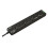Masterplug 4 Socket 2m Extension Lead Surge Switched & LED Black 4