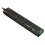 Masterplug 4 Socket 2m Extension Lead Surge Switched & LED Black 7
