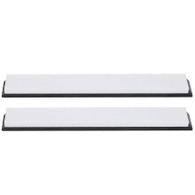 (As show, One size) 2Pcs 4000 Grits Fixed Angle Sharpener Grindstone with Base White Stone Knife Sharpen Tools