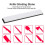 (As show, One size) 2Pcs 4000 Grits Fixed Angle Sharpener Grindstone with Base White Stone Knife Sharpen Tools 4