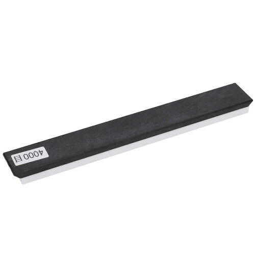 (As show, One size) 2Pcs 4000 Grits Fixed Angle Sharpener Grindstone with Base White Stone Knife Sharpen Tools 1