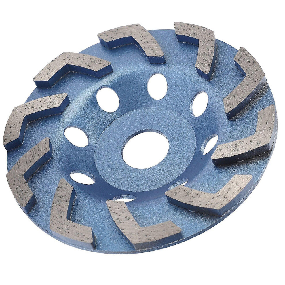 (As Show, One Size) Diamond Grinding Wheel Cup 10 L Teeth Blue 125Mm For Sanding Concrete Stone Cement 6909775966549