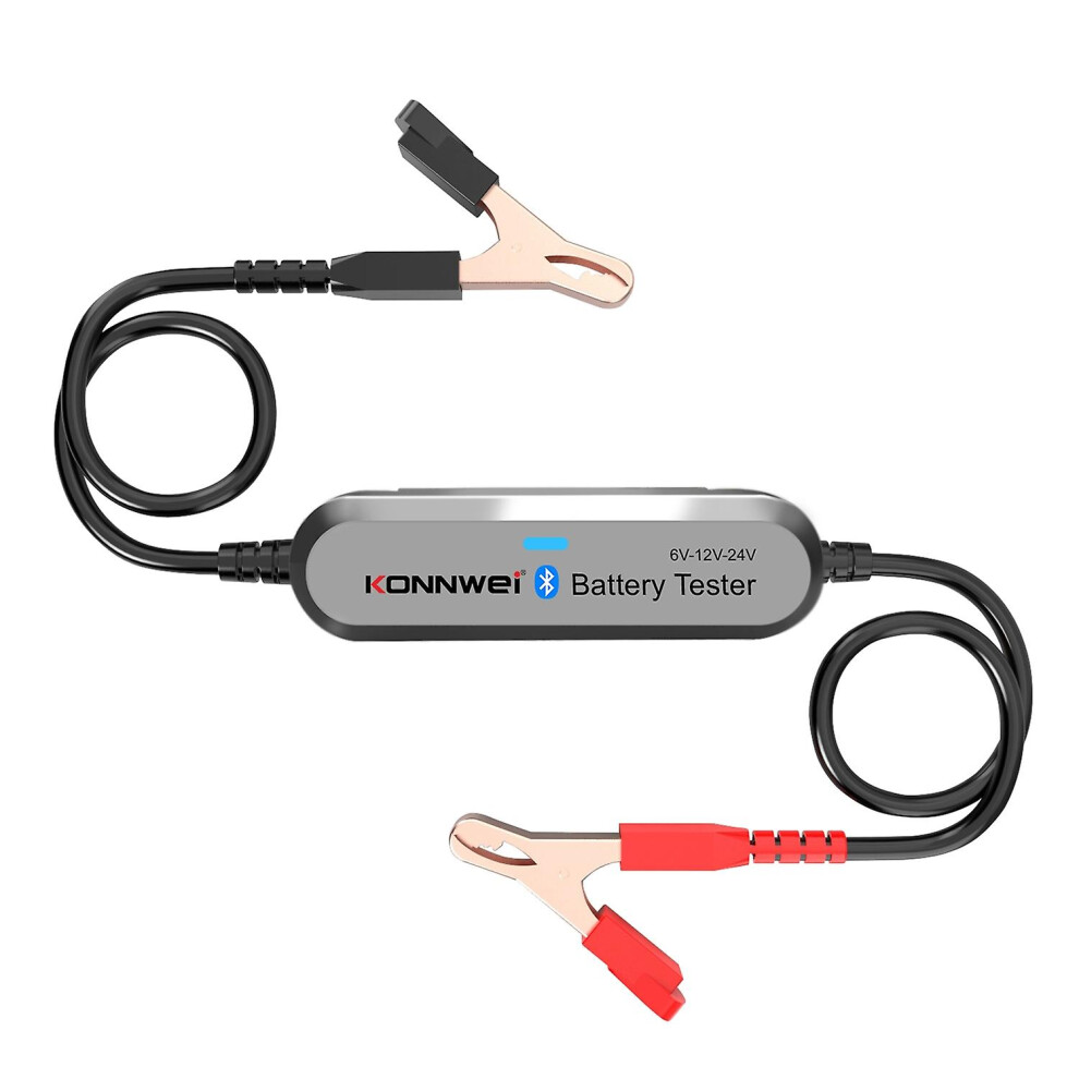 (As Show, One Size) Konnwei Bk200 6V/12V/24V Car Bt Battery Tester Battery Load Tester Internal Resistance Tester Anal 6909775544457