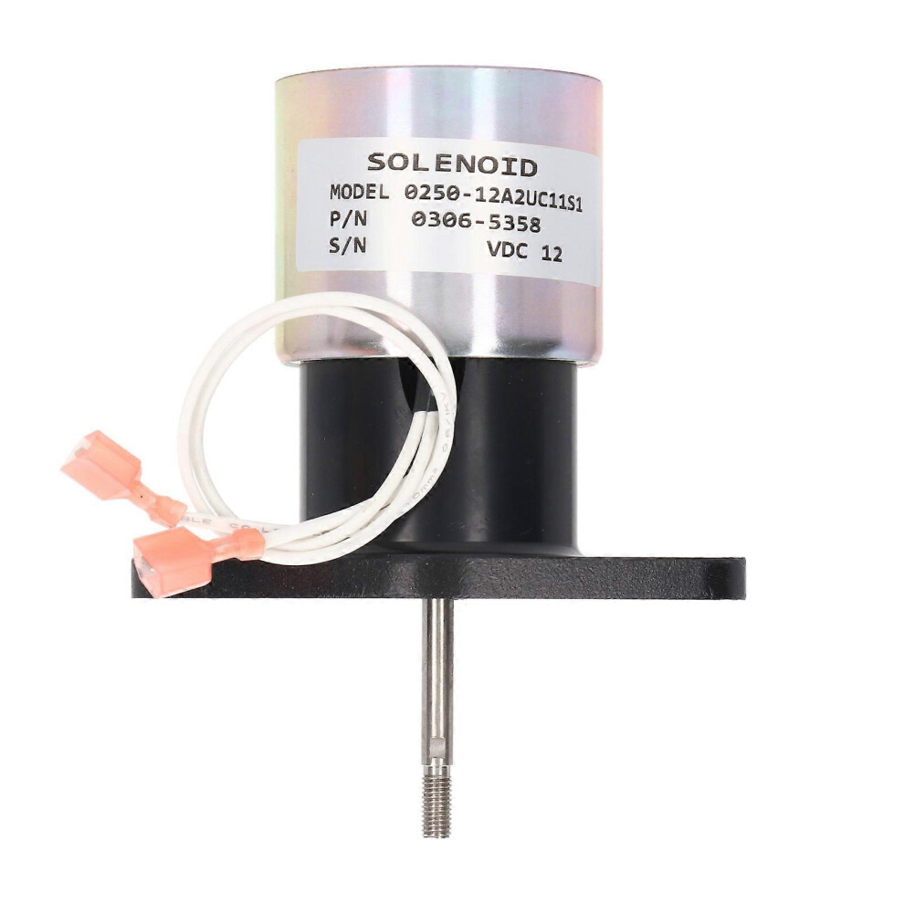 (As Show, One Size) Shutoff Stop Solenoid Valve Excavator Actuator Solenoid Valve 0250 12A2uc11s1 For Woodward 0306 5358 8250 1502 12Vdc 6909775967126