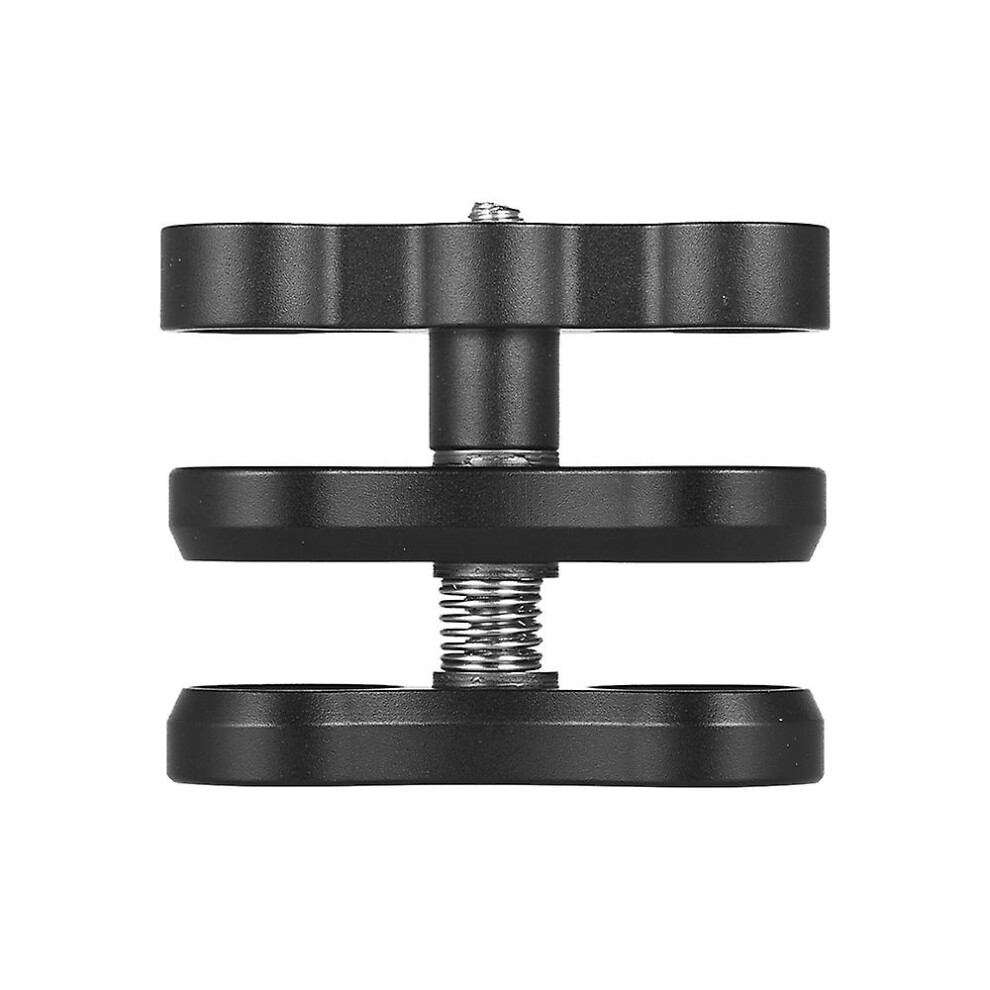 (As Show, One Size) 1" Ball Clamp Butterfly Clip Arm Dual Holder Mount For Underwater Photography Diving System Fo Light 6909775534434