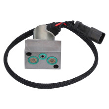 (As show, One size) Hydraulic Pump Solenoid Valve 7022157400 Excavator Parts Accessories TOSD06014 DC12V