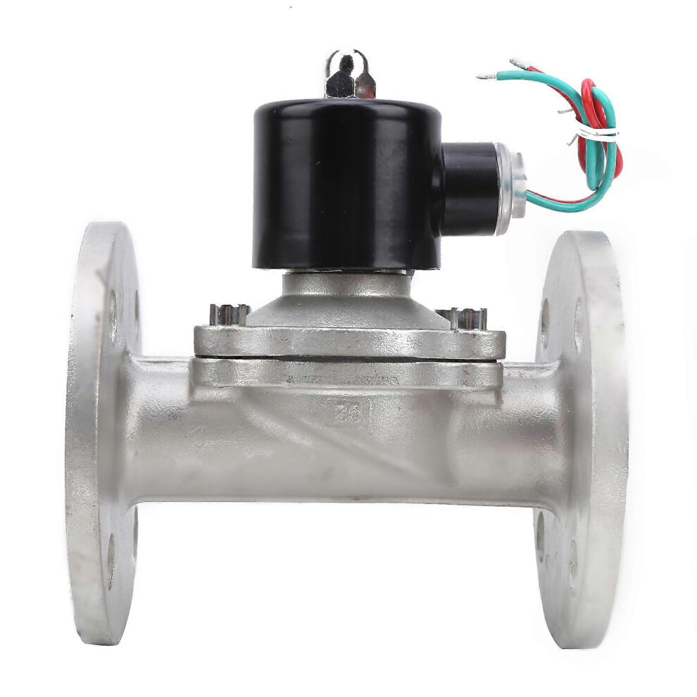 (As Show, One Size) Solenoid Valve Nbr Nc Directacting Water Air Stainless Steel Valves G1in 2W25025bf(Ac24v ) 6909775965979