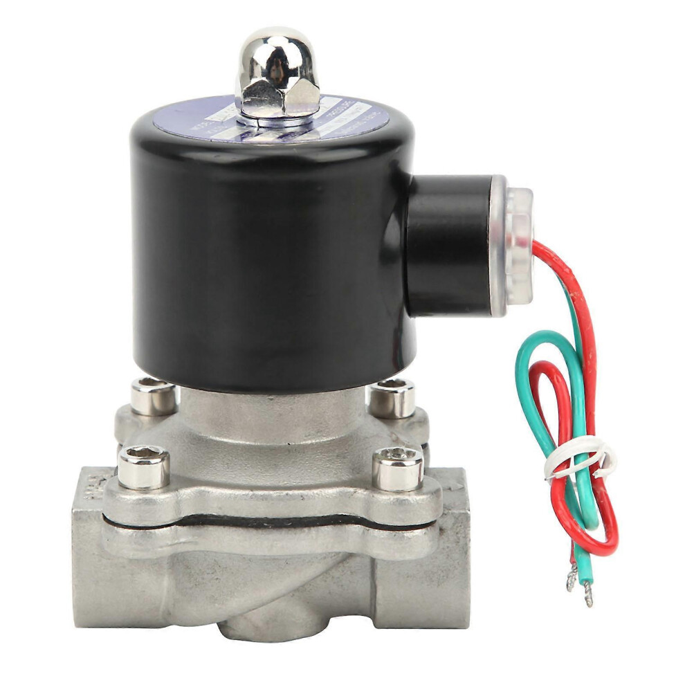 (As Show, One Size) Solenoid Valve Directacting Stainless Steel Normally Closed Industrial Supplies 2W16015b(Ac 220V ) 6909775966419