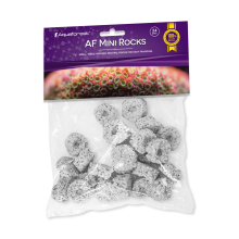 (Aquaforest AF Mini rocks white 24pcs) Aquaforest AF Frags Rocks x 24 Coral Fragging White/Purple Aquascaping Marine