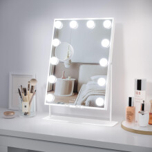 12 LED Makeup Mirror, Wireless Changing for Phone
