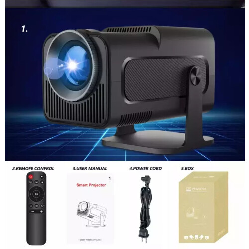 Projector 5G 4K Smart HD LED WiFi Bluetooth HDMI USB Android Office Home Theater 2