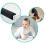 Nastro di sicurezza in schiuma nera Ricokids 798701 2 m 9