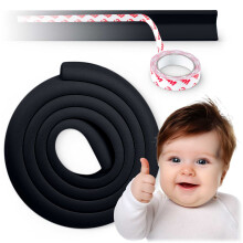 Cinta de seguridad de espuma negra Ricokids 798701 de 2 m