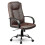 Sedia da ufficio Sofotel EG-221 in pelle marrone 1
