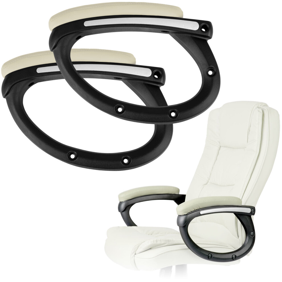 Fauteuil Porto avec accoudoirs beige