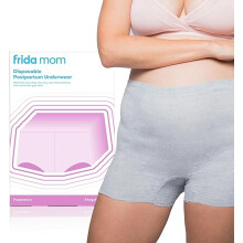 Mom Postpartum Disposable Knickers | Microfibre High Waist C-Section Cut Knickers Size Regular, 8ct