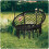 Balancelle de jardin suspendue BOHO noire 6