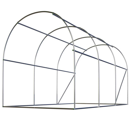 Tunnel de jardin 2x3m 6m2 Plonos 1