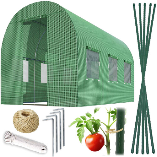 Tunnel de jardin 2x3m 6m2 Plonos