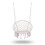 Sedia a dondolo sospesa da giardino BOHO beige 2