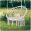 Sedia a dondolo sospesa da giardino BOHO beige 6