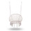 Sedia a dondolo sospesa da giardino BOHO beige 4