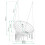 Sedia a dondolo sospesa da giardino BOHO beige 9