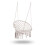 Sedia a dondolo sospesa da giardino BOHO beige 5