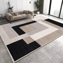 (160 x 230 cm (5 ft. 3 in x 7 ft. 7 in), Milo Neutral) Extra Large Rugs Non Slip Area Rug Modern Luxury Living Room Bedroom Carpets