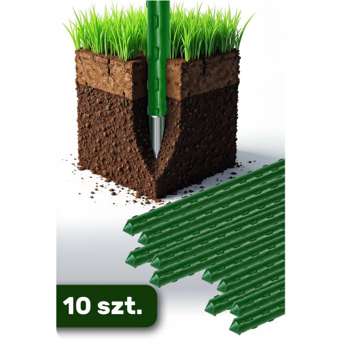 Tutori per piante 180 cm Plonos PL-940 verde 10 pezzi 1