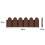 Plonos havekant 240 cm PL-960 brun 4